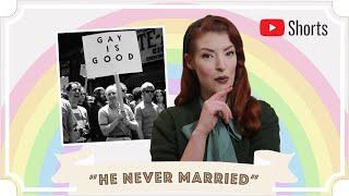 Do You Know The REAL Meaning of 'He Never Married'??? / Queer History 101 #shorts