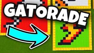 Satisfying minecraft sand art | Logo #72 (Gatorade)