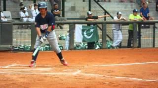 Gabe with 12U USA Baseball vs Pakistan