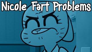 Nicole Fart Problems [CENSORED VERSION] (girl fart animation)