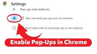 How to Enable Pop Ups in Chrome