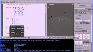 Blender 3D - Programmare in python per creare un cubo.avi