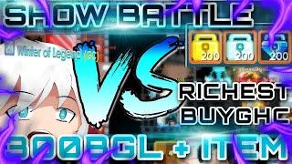 KING SHOW VS RICHEST BUYGHC SULTAN(300BGL PURE + ITEMS) | Growtopia Indonesia