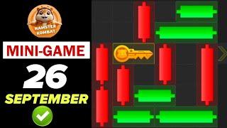 26 September Mini Game Key 100% Solved | Hamster Kombat Puzzle For Today