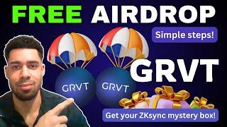 GRVT free AIRDROP | Get your ZKsync mystery box | Simple steps