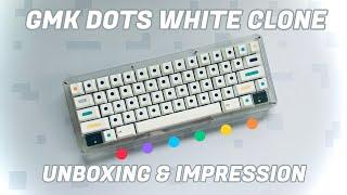 Keycaps #1 | GMK Dots White Clone | Unboxing and First Impression