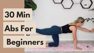 30 Minute Beginner friendly CORE WORKOUT At-Home (No Equipment!)