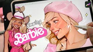  Drawing Barbie! (the movie) // draw with me  