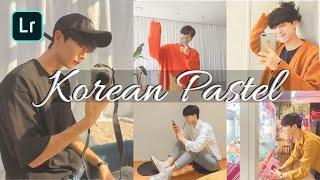 Korean Pastel Preset | Lightroom Mobile Presets Free Dng | Korean Pastel Lightroom Editing Tutorial