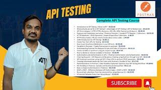 API Testing full course | Postman API testing tutorial