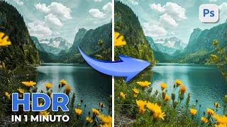 Effetto HDR in Photoshop in 1 solo minuto: Comando VIRAGGIO HDR