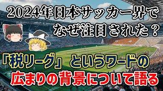 【ゆっくり解説】2024年日本サッカー界…『税リーグ』というワードの流行…その経緯と背景を解説【サッカー】