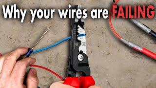 Every one should know this!!! How to use wire strippers like a pro.