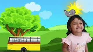 WHEELS ON THE BUS | Songs for kids |  Nursery song