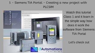 how can You create a new program on TIA Portal + PLCSIM?