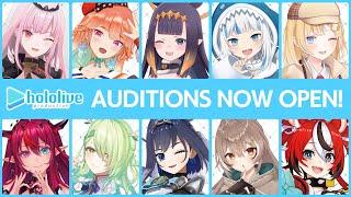 hololive English VTuber Auditions Now Open!