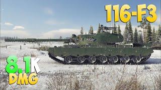 116-F3 - 6 Kills 8.1K DMG - Unpopular! - World Of Tanks