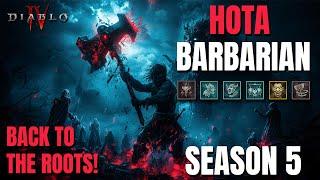 BACK TO THE ROOTS HotA BARB in SEASON 5?! Diablo 4