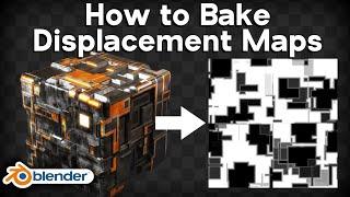 How to Bake Displacement Maps (Blender Tutorial)