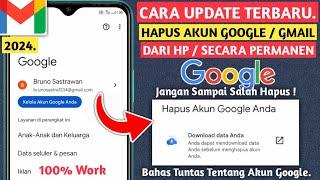 CARA MENGHAPUS AKUN GOOGLE DARI PERANGKAT SECARA PERMANEN | TERBARU