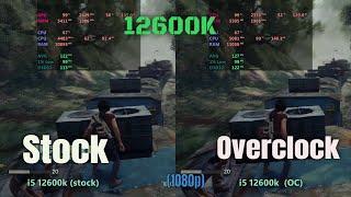 i5 12600k overclocked vs stock speed (2024)