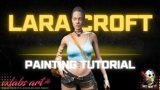 How to Paint a 3D Printed Figure - Lara Croft