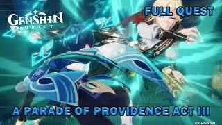 A Parade of Providence : Act III Gatherings and Partings - Wanderer vs Cyno Battle Cutscene