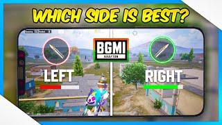 LEFT vs RIGHT FIRE BUTTON • WHICH SIDE IS BEST? PUBG MOBILE/BGMI TIPS & TRICKS (Guide/Tutorial)