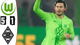 VfL Wolfsburg - Borussia M'gladbach 5-1 Hightlights | Bundesliga - 2024/2025