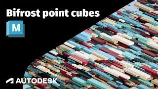 Create abstract architectural patterns using Bifrost point cubes