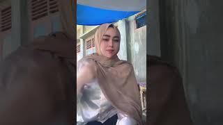 cewe cantik tiktok viral  cantik banget hijaber pink banget