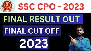 SSC CPO 2023 FINAL RESULT OUT | CUT OFF 2023 | @JOBWITHBHUSHAN #ssc #ssccpo #cporesult #government