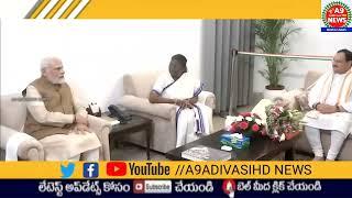 #PM Modi meets Dropadi murmu in Dehi|| #A9ADIVASIHDNEWS||