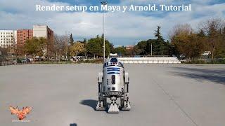 Render Setup en Maya y Arnold / Render Setup in Maya. Tutorial