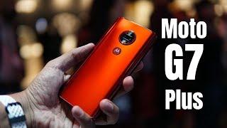 Moto G7 Plus Hands-on, Camera, Design - Best Designed Motorola Phone? - Gizmo Times at MWC 2019