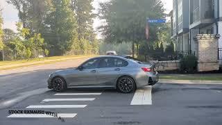 BMW M340i AWE Resonated Touring Exhaust