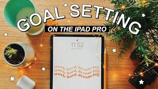 GOAL SET WITH ME | 2020 Digital Bullet Journal Setup on iPad Pro and Procreate | Digital Planning