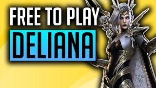 DELIANA EARLY-MID GAME BUILD! SPIDER & CLAN BOSS! FTP 2022 Day 108 | Raid: Shadow Legends