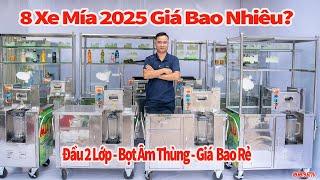 Báo Giá 8 Mẫu Xe Nước Mía Đánh Bọt 2025 Đầu 2 Lớp Chỉ Từ Hơn 8 triệu