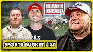 Fans Rank The Best Bucket List Sporting Events (Ft. Rico Bosco & Ohio's Tate)