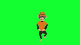 Monkey Green Screen, Free Use