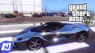 GTA 5 - Lái siêu xe Ferrari LaFerrari làm Uber và đua xe ở sân bay ngày tết | ND Gaming