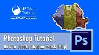 Photoshop Tutorial   How to Create Clipping Mask Map