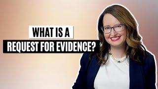 What is a Request for Evidence?