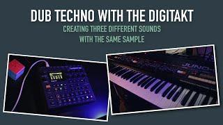 Dub Techno with the Digitakt (Chords, Pads and Drums Tutorial, Sampling the Juno 60)