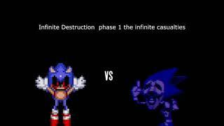 infinite destruction phase 1 fun is infinite sonic vs sonic exe  (preview)