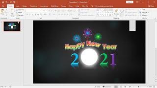 PowerPoint Training |How to Make Happy New Year 2021 Slideshow Animation in PowerPoint