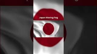 Japan Waving Flag Animation