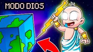 ¡Paso MINECRAFT en MODO DIOS!  BEBE NOOB Y CAPITAN WINKI