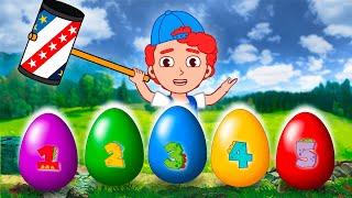 Surprise Eggs Kids Songs | TuneTots | Nursery Rhymes